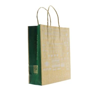 Bags Kraft Kannella Għall-Ippakkjar tal-Promozzjoni